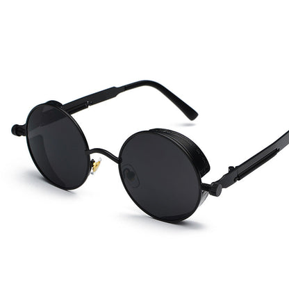 Round Frame Metal Sunglasses