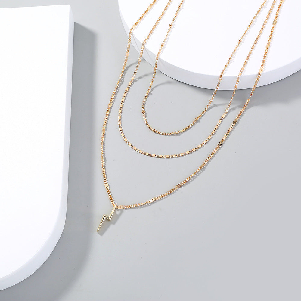 Multi-Layer Retro Clavicle Chain