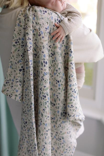 Wildflower Large Swaddle Muslin