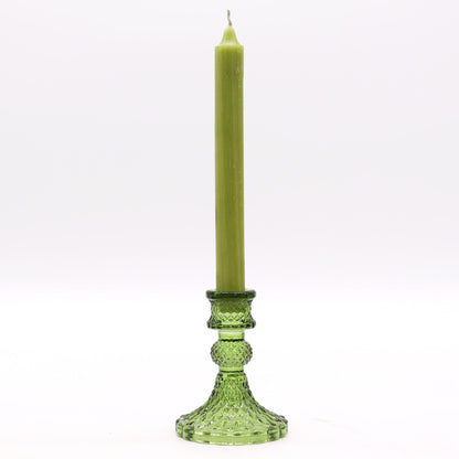 Vintage Dinner Candle Holder - Garden Jade