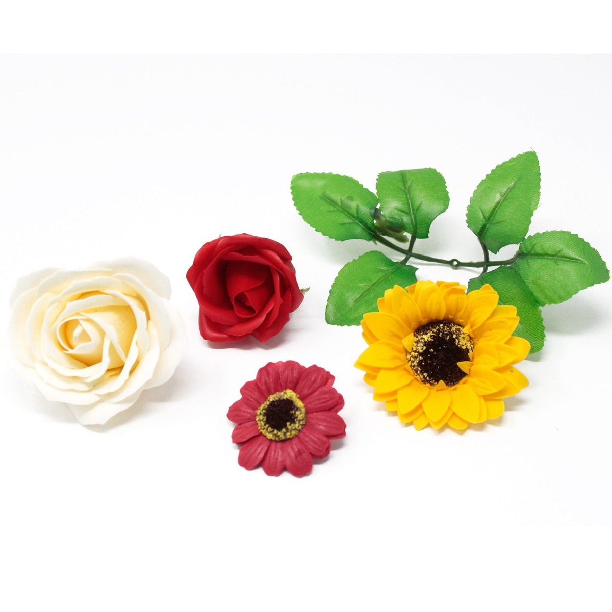 Craft Soap Flowers - Med Rose - Deep Violet