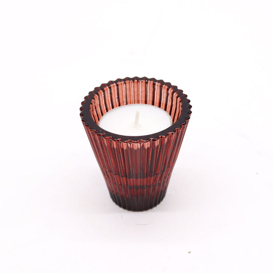 Flip Dinner Candle / Tealight Holder - Vampire Red