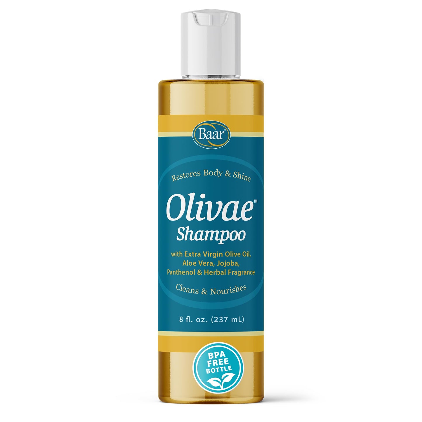 Baar Olivae Shampoo, 8 oz. – Olive Oil Nourishment for Hair