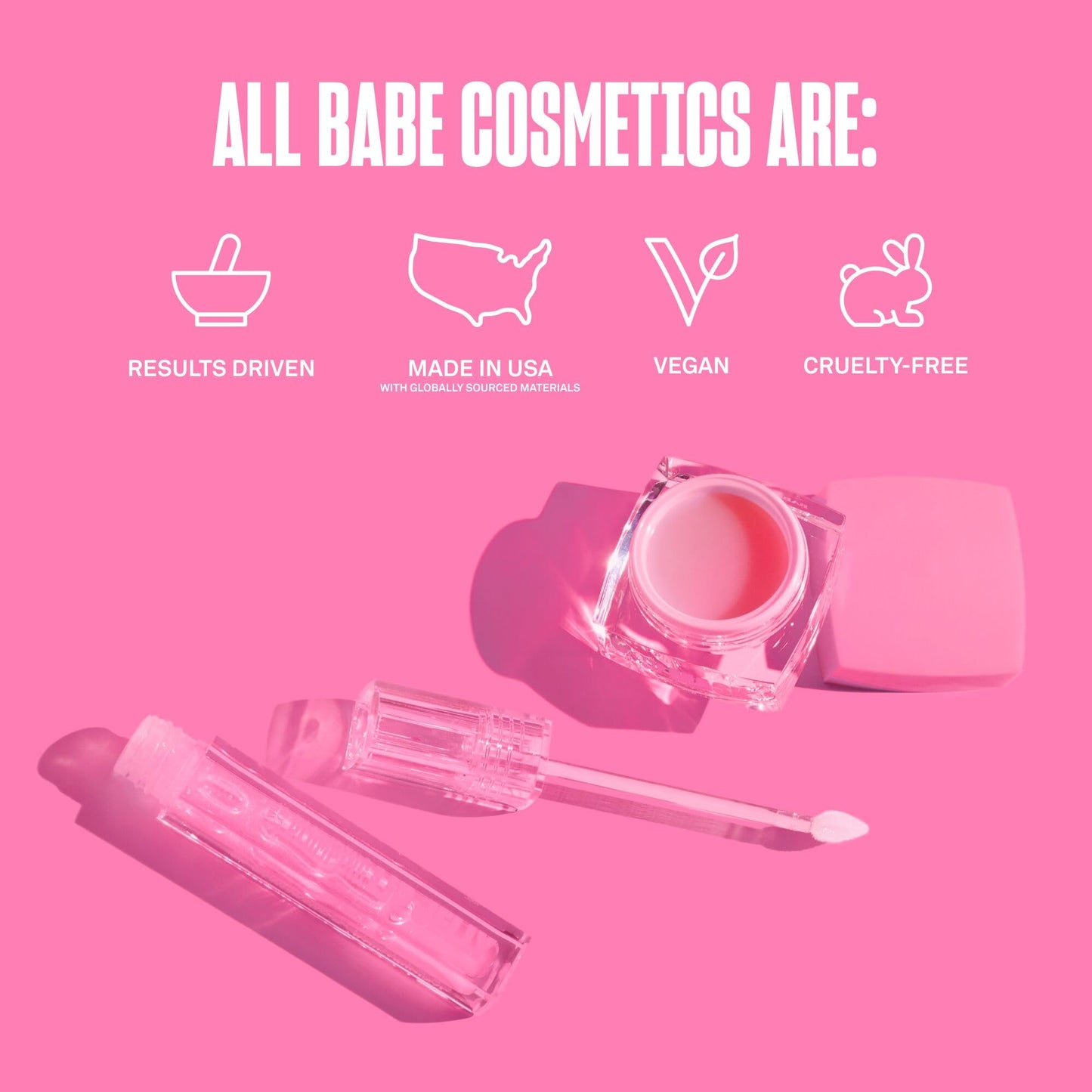 BABE ORIGINAL Babe Glow Fragrance-Free Lip Sleeping Mask | Hydration, Hyaluronic Acid & Antioxidants