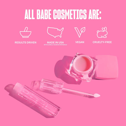 BABE ORIGINAL Babe Glow Fragrance-Free Lip Sleeping Mask | Hydration, Hyaluronic Acid & Antioxidants