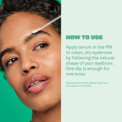 Babe Original Brow Serum for Thicker-Looking Brows | Peptides, Castor Oil & Biotin | 3mL