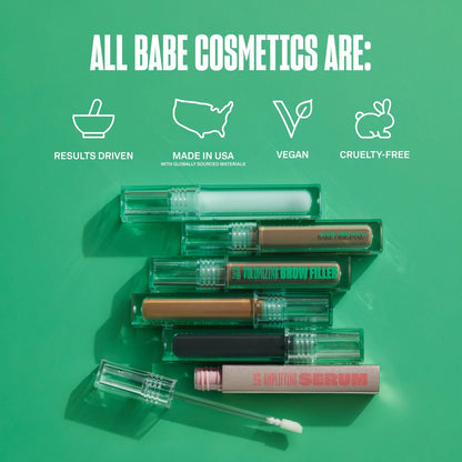 BABE ORIGINAL Eyebrow Serum – Thicker Brows with Castor Oil, Biotin & Amino Acids