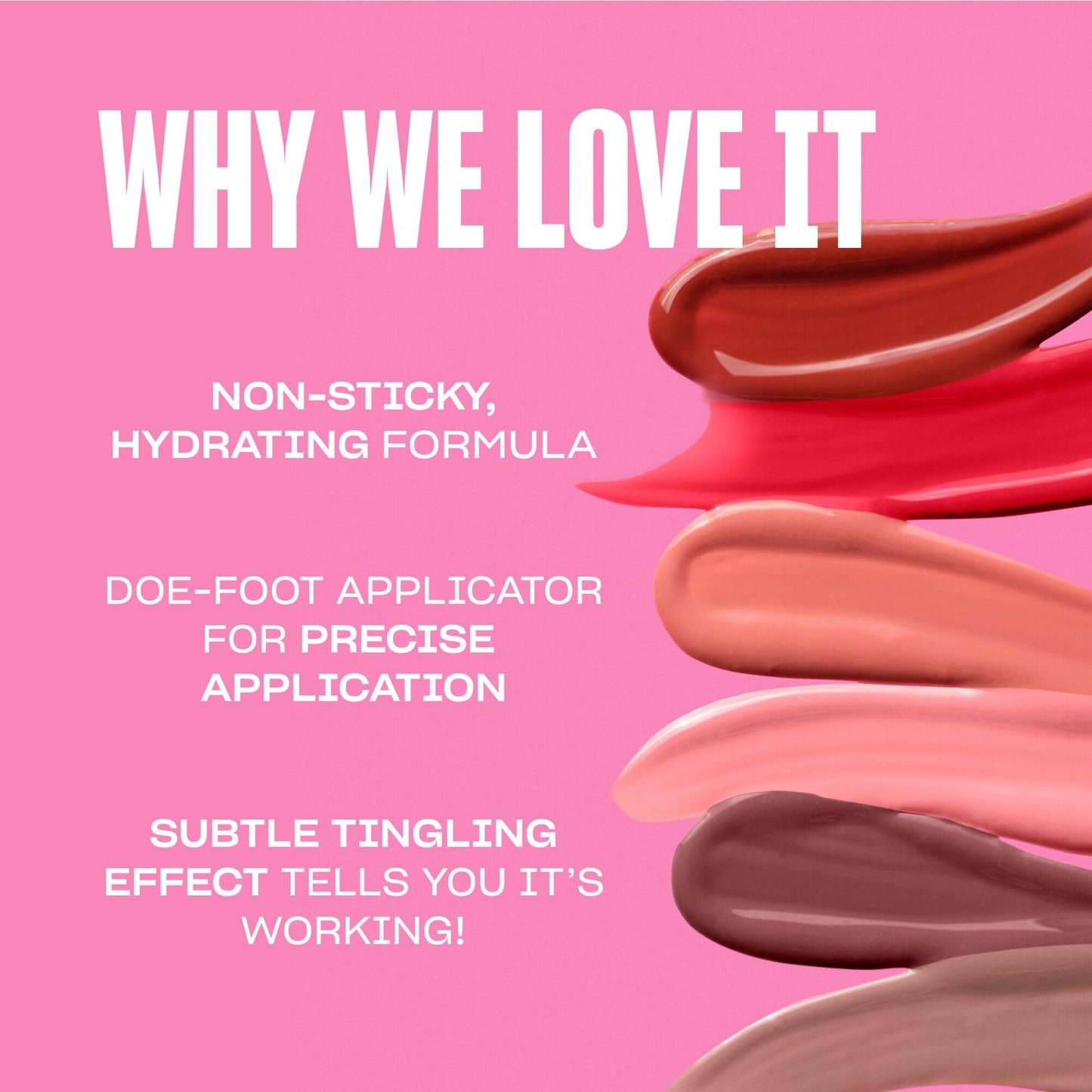 BABE ORIGINAL Plumping Lip Jelly – Peptides & Hyaluronic Acid Lip Gloss (Peach) | vegan & cruelty-free