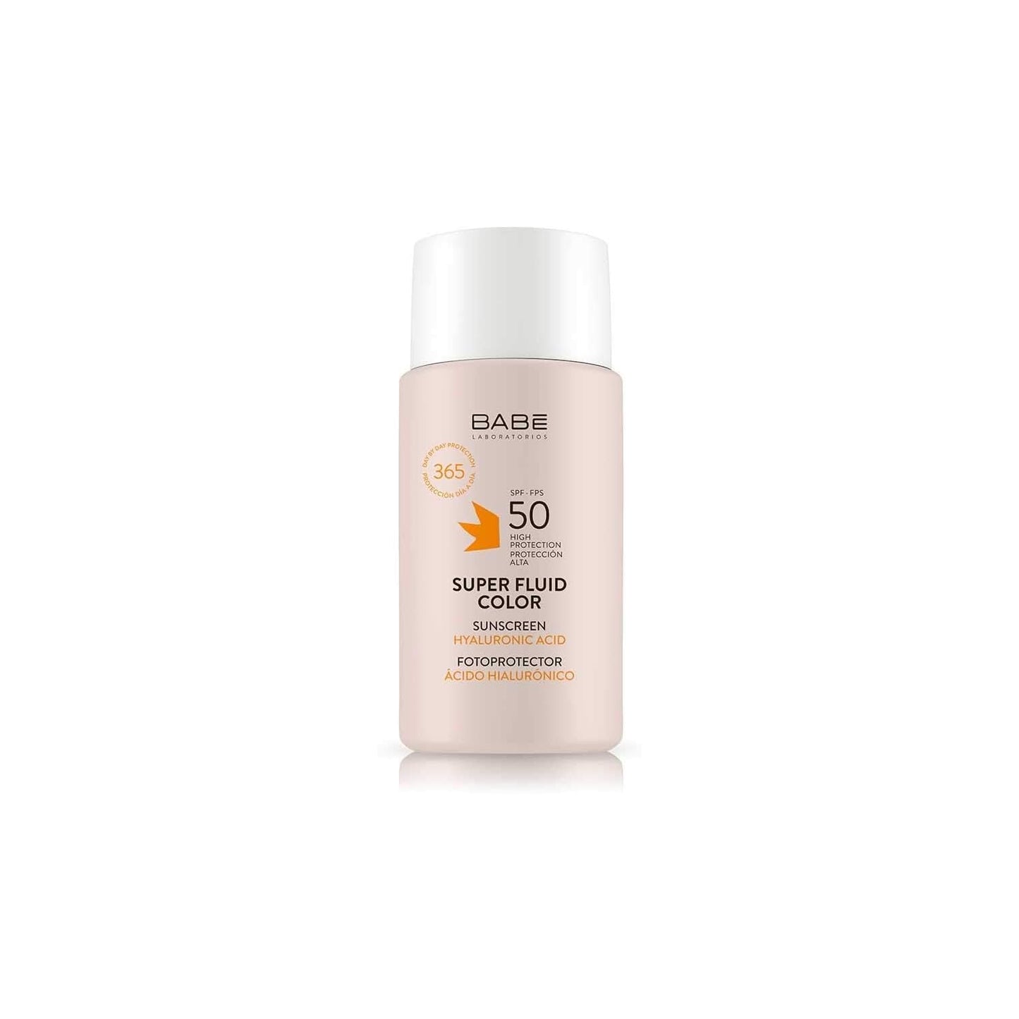 Babe Super Fluid Color Sunscreen SPF 50 – Tinted Facial Sunscreen for Sensitive Skin, Lightweight & Hydrating