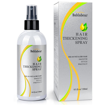 Bablabear Hair Thickening & Volumizing Spray – Instant Root Lift for Fine Hair | 250ml
