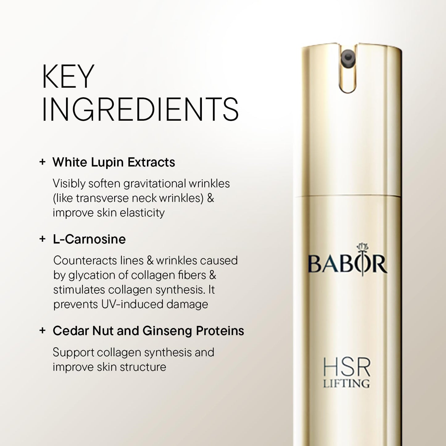 BABOR HSR Lifting Neck & Décolleté Cream | Anti-Aging, Even Tone, Vegan
