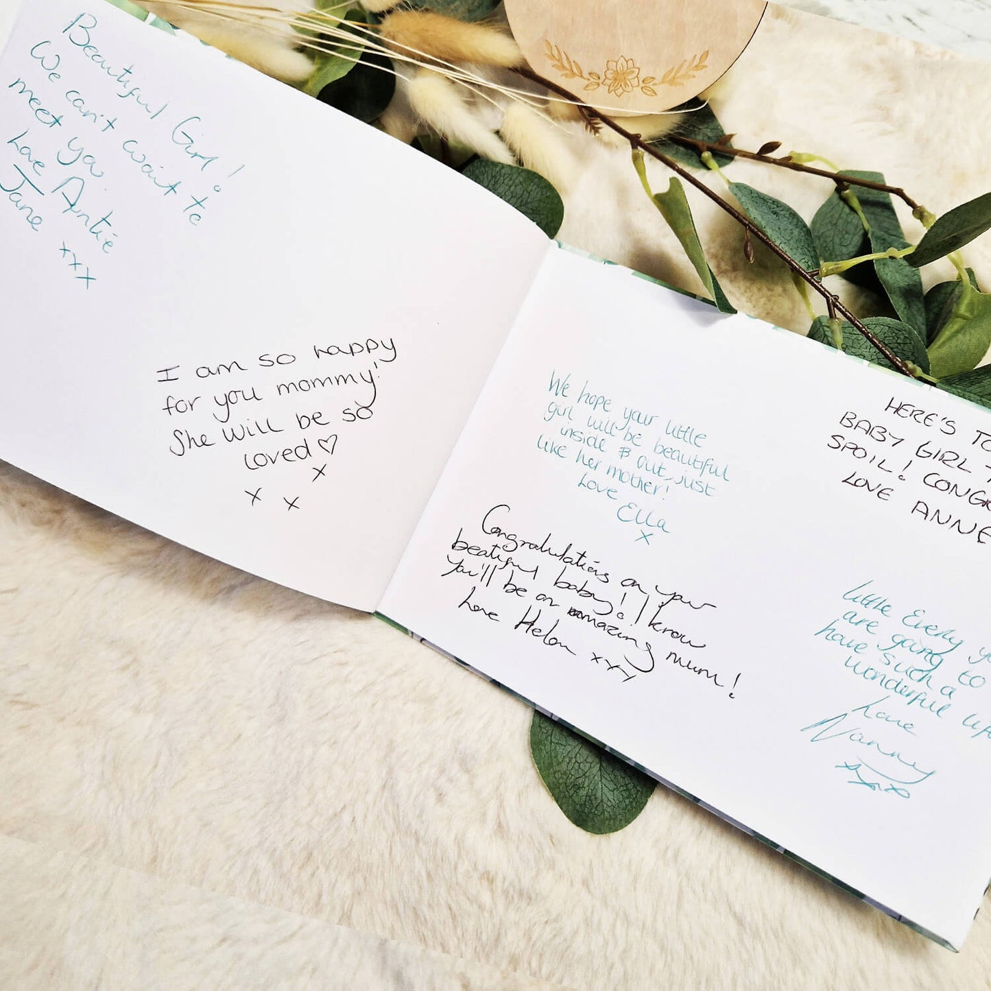 Best Wishes For Baby - Baby Shower Guestbook
