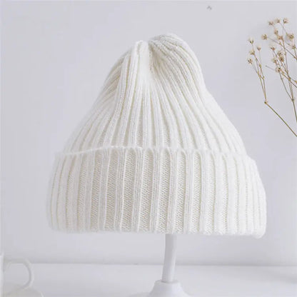 Baby & Toddler Ribbed Knit Beanie Hat, Soft Winter Cap for Boys & Girls (6M–4Y)