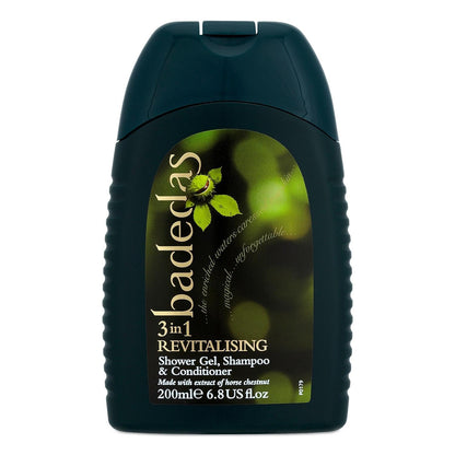 Badedas Revitalising Shower Gel, Shampoo & Conditioner 200ml Pack of 2