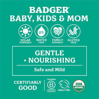 Badger Belly Butter – Organic Pregnancy Stretch Mark Cream, 2 oz Tin (2-Pack)