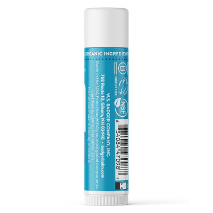 Badger Mineral Sunscreen Lip Balm SPF 15 – Reef Safe, Unscented, Travel Size, 4-Pack