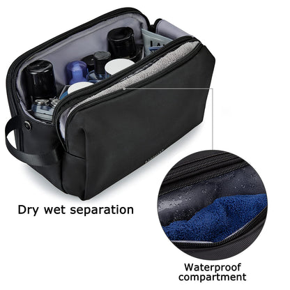 BAGSMART Toiletry Bag for Men - Large, Water-Resistant Travel Dopp Kit & Organizer
