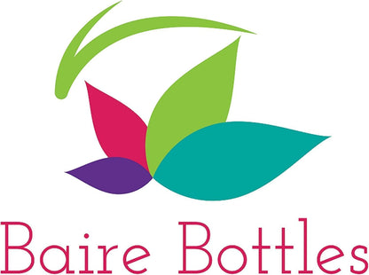 Baire Bottles - 16 oz Refillable PET Bottles with Disc Caps | 6-Pack with Waterproof Labels