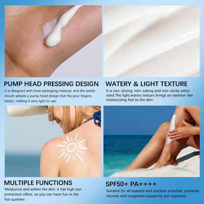 BAISEN DIARY Centella Sunscreen SPF50+ PA++++ & Hyalu Cica Sun Serum – 2-Pack