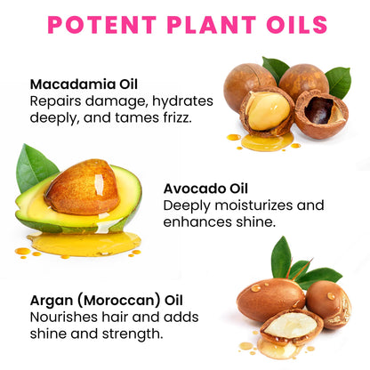 Bali Secret Hair Vitamin Oil Capsules – No-Rinse Serum with Argan, Macadamia & Avocado Oils (40 Capsules)