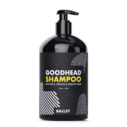 Ballsy Goodhead Shampoo – Tea Tree Oil for Thick, Strong Hair | 16 Fl oz
