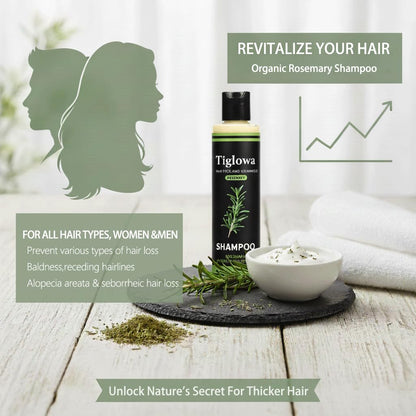BALPPRD Tiglowa Organic Rosemary Hair Growth Shampoo – Strength, Thickening & Keratin