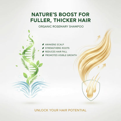 BALPPRD Tiglowa Organic Rosemary Hair Growth Shampoo – Strength, Thickening & Keratin