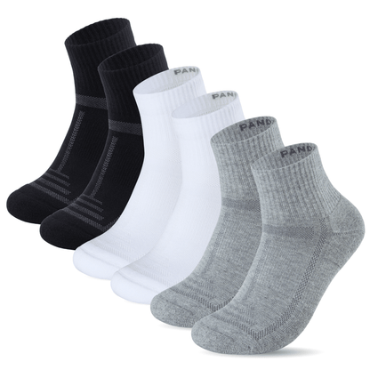 Bamboo Cushioned Quarter Socks