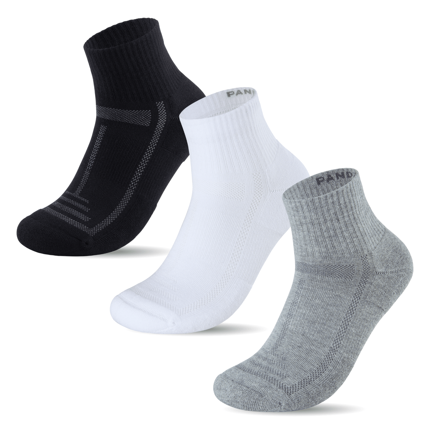 Bamboo Cushioned Quarter Socks