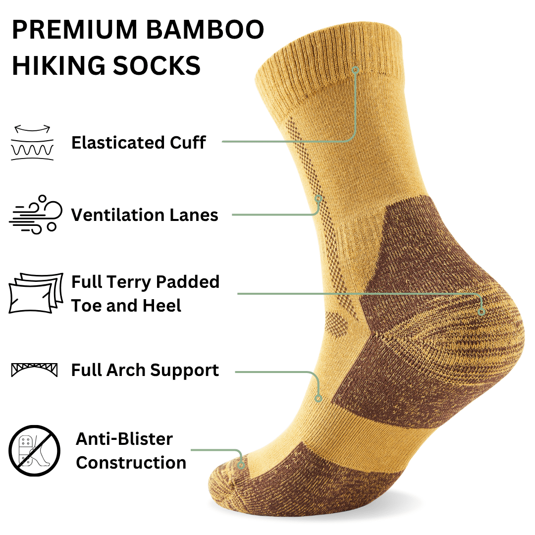 Bamboo Hiking Socks