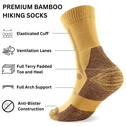 Bamboo Hiking Socks