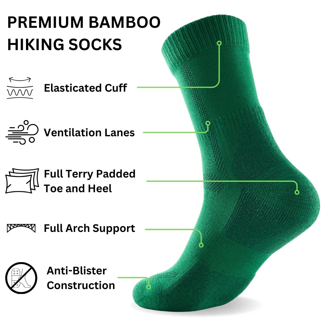 Bamboo Walking and Hiking Socks