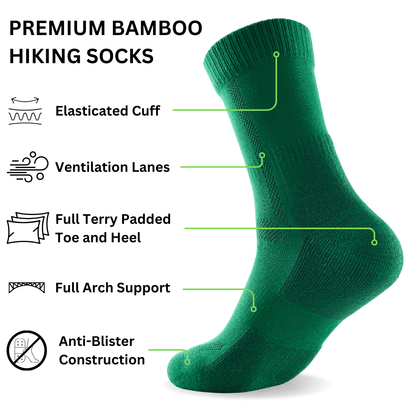 Bamboo Hiking Socks