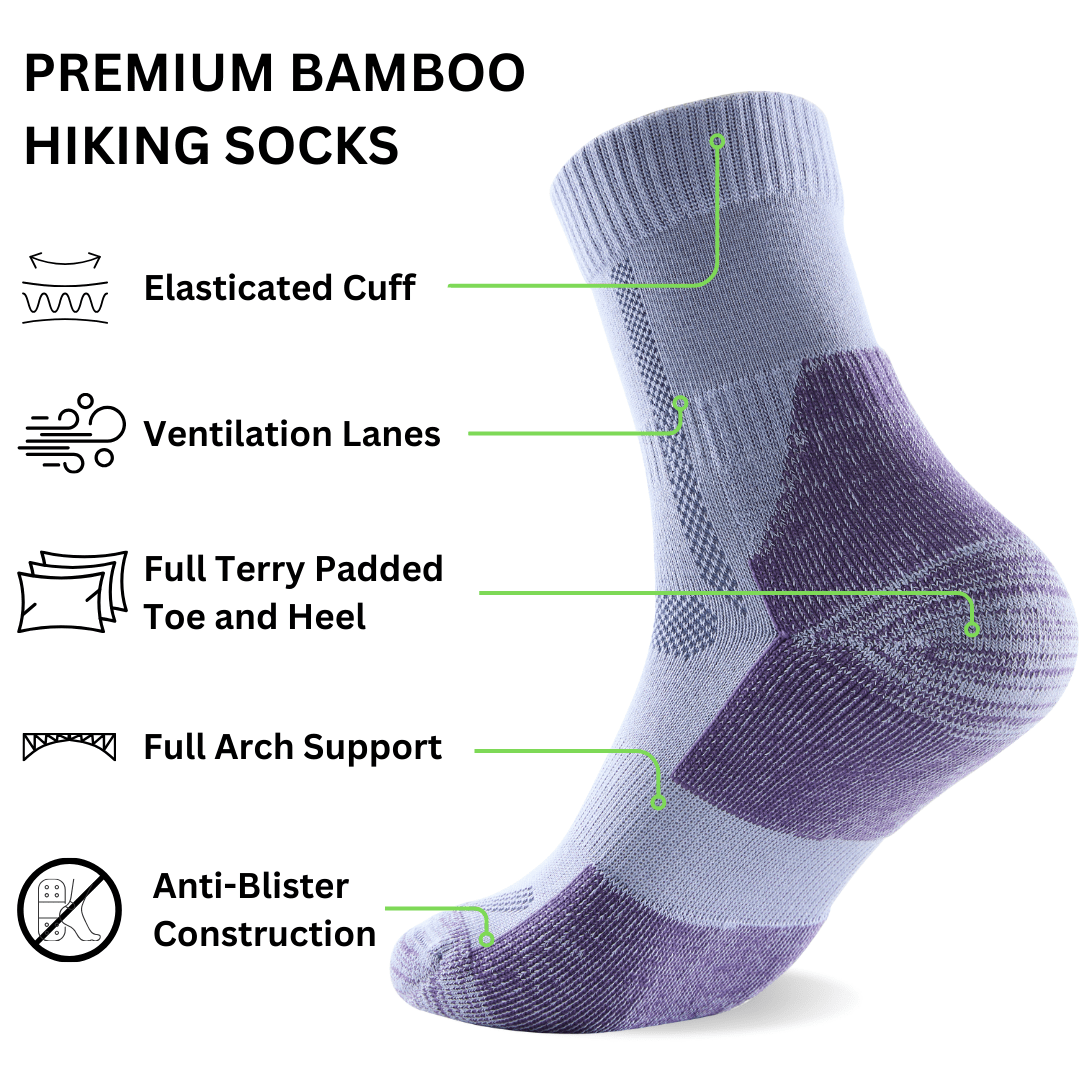 Bamboo Hiking Socks