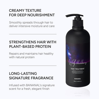 BANANAL Korean Hair Treatment Conditioner – Keratin, Centella & Shea Butter, 500ml