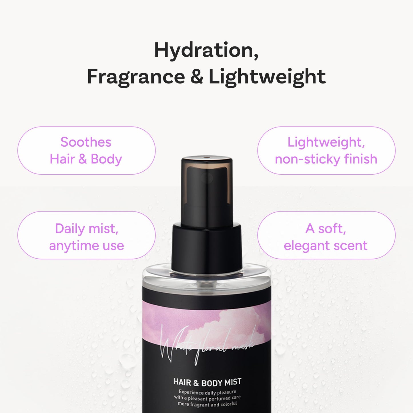 BANANAL Perfumed Hair Mist for Women — Castor Oil for Shine & Long-Lasting Scent, 125ml