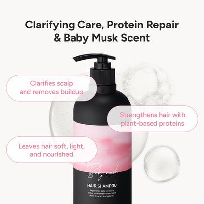 BANANAL Korean Rosemary Shampoo — Sulfate, Silicone & Paraben-Free Scalp Care (500ml / 13.5fl oz)