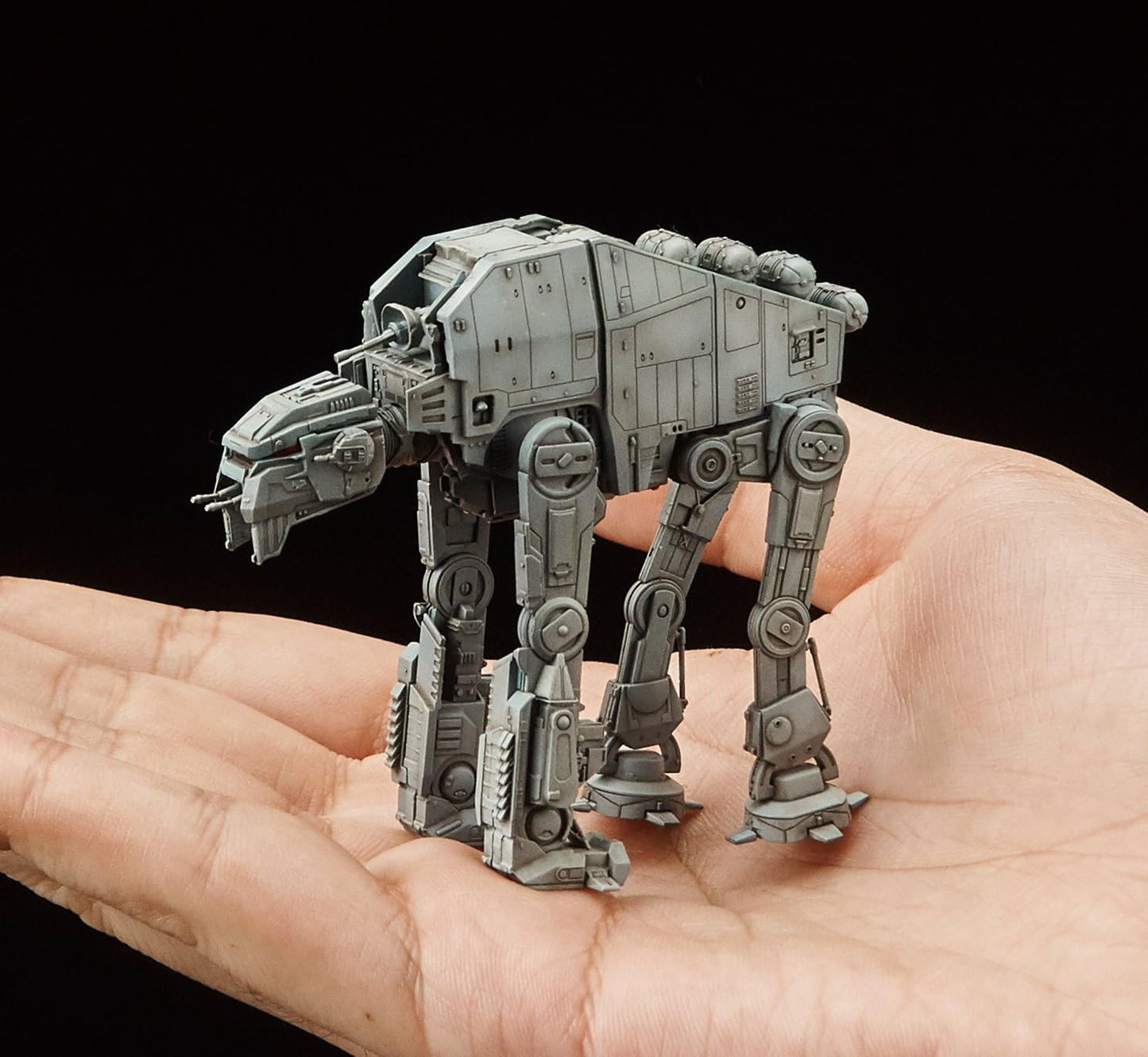Bandai Hobby Star Wars AT-M6 Vehicle Model Kit (012) | No Glue, Easy Color Recreation