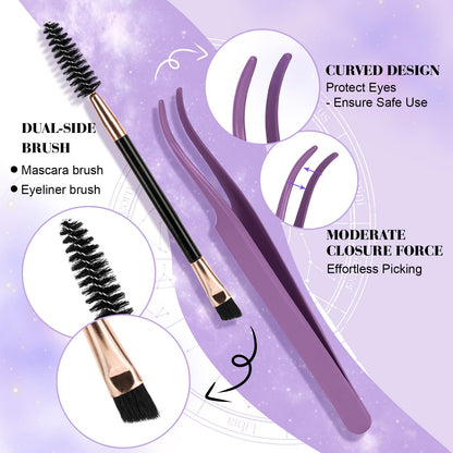 BandQaugen B02 Wispy Lash Clusters Kit – 156Pcs DIY Lash Extensions, D Curl 8-18mm