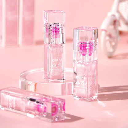 Bangfeng 2Pcs Magic Color-Changing Lip Oil – Hydrating, Plumping, Non-Sticky Glimmer Glow