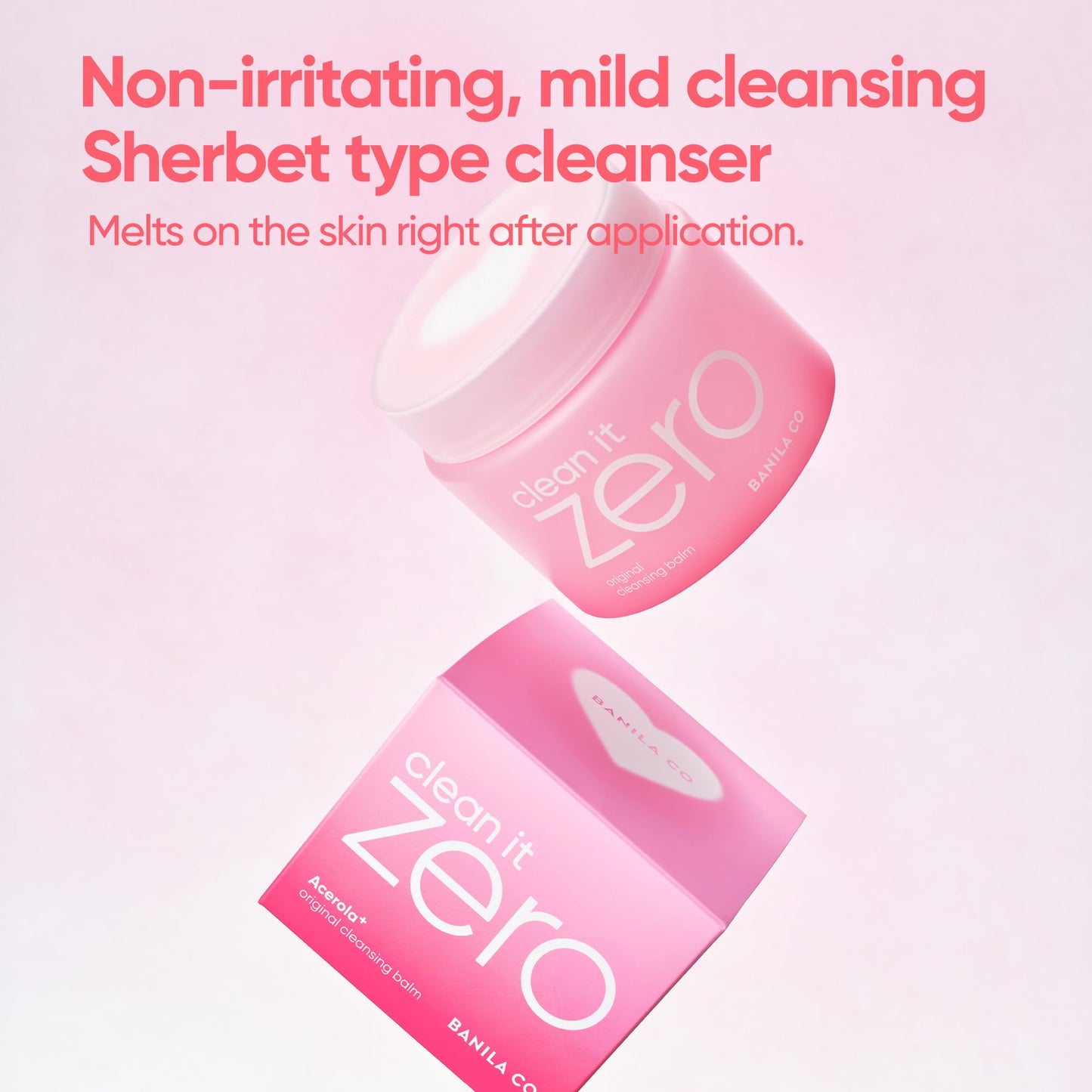 BANILA CO Clean It Zero Original Heart Edition Cleansing Balm – Vegan, Acerola Berry & Vitamin C (180ml)