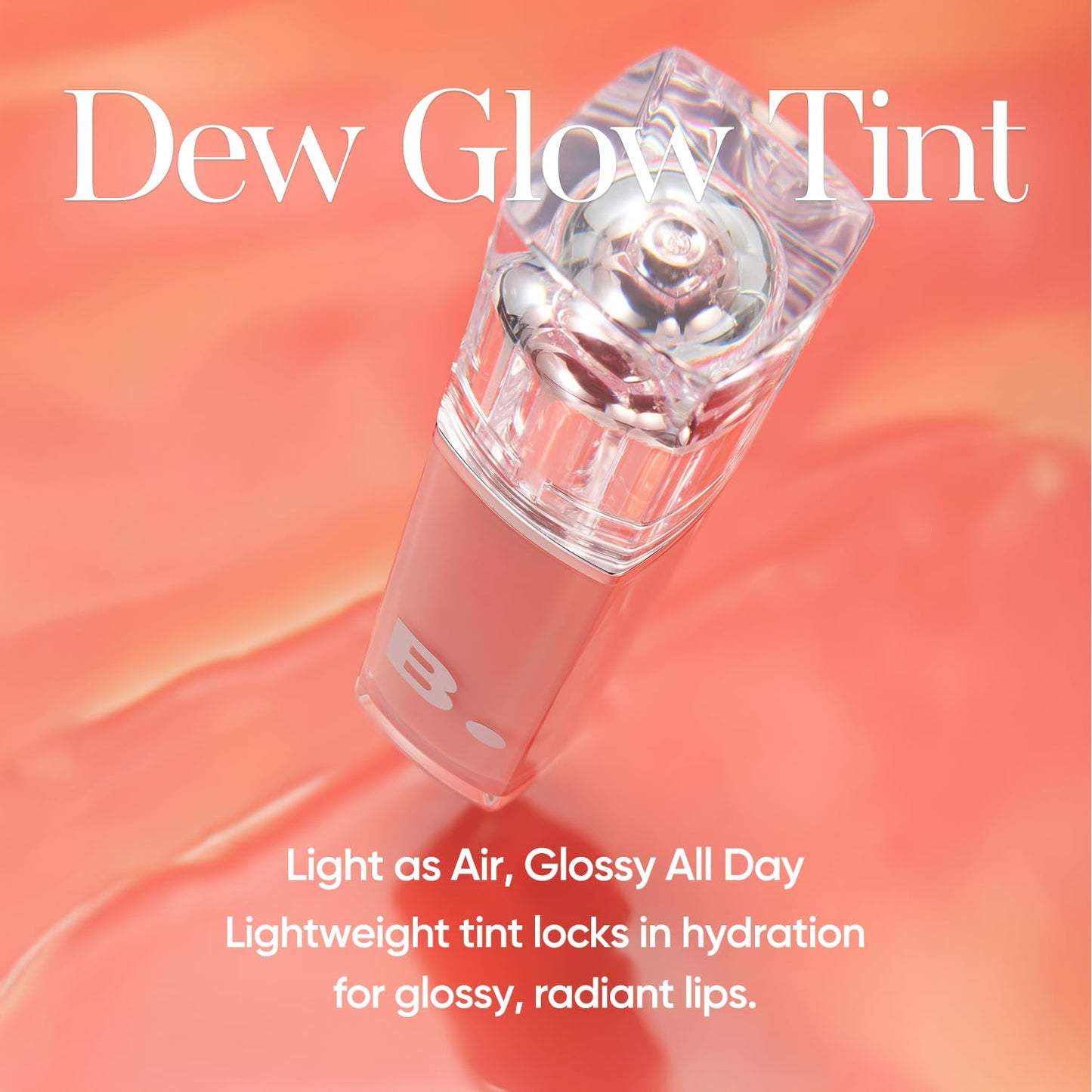 BANILA CO Dew Glow Tint PK01 Pink Guava – Hydrating Lip Tint with Dewy Shine (3.8g)