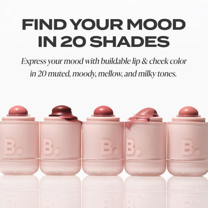 BANILA CO Romantic Blush Lip & Cheek 04 Flora | Creamy Multi-Use Stick for Lips & Cheeks