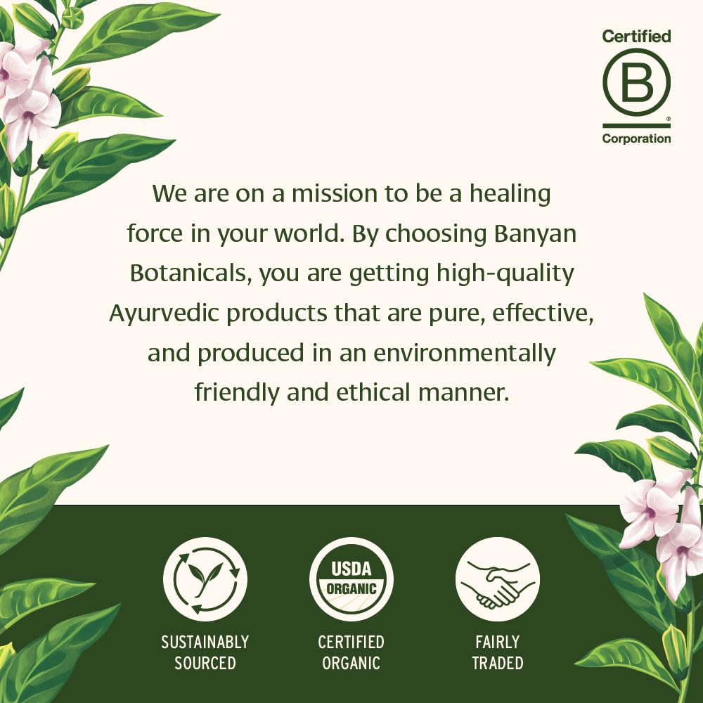 Banyan Botanicals Organic Bhringaraj Oil – Supports Healthy Hair Growth, 8 oz
