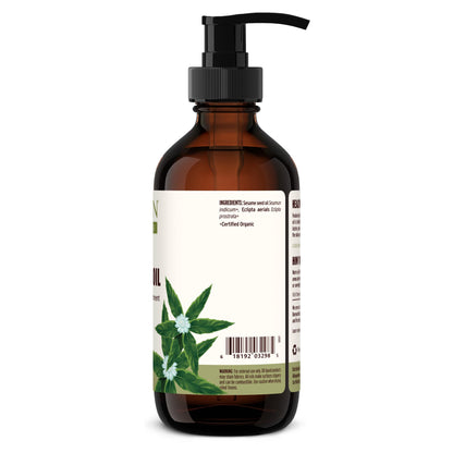 Banyan Botanicals Organic Bhringaraj Oil – Supports Healthy Hair Growth, 8 oz
