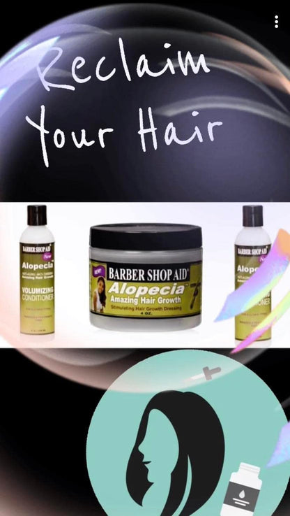 Barber Shop Aid Alopecia Anti-Thinning Volumizing Conditioner – 8oz Bottle