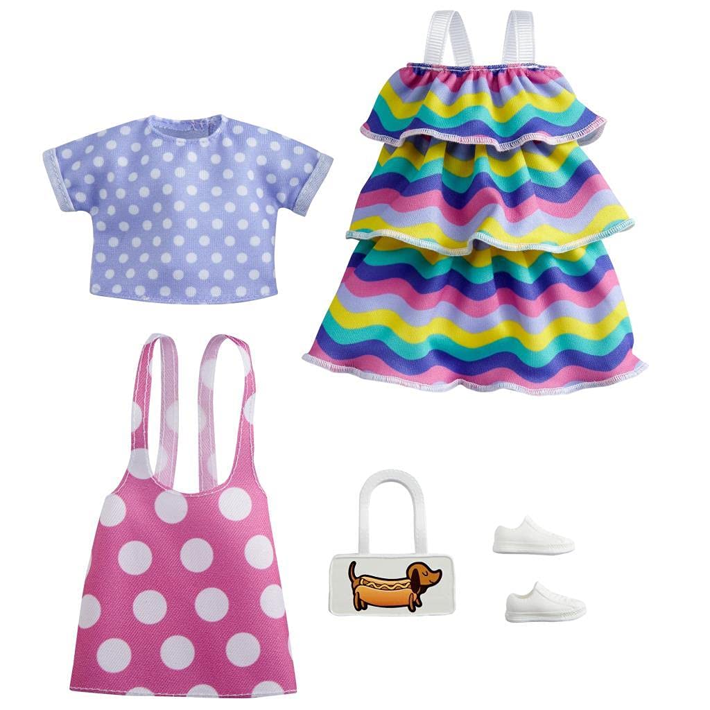 Barbie Fashions 2-Pack: 2 Complete Outfits for Barbie Dolls (Ages 3–8)