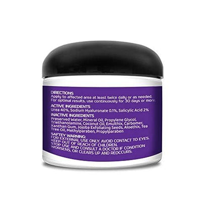 Scientific Solutions Global BARE 40 PRO – 40% Urea Gel with 2% Salicylic Acid, Hyaluronic Acid & Aloe