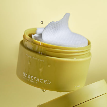 Barefaced Polishing Pads – Clinical-Grade Exfoliating Peel Pads for Face & Body with 15% Glycolic