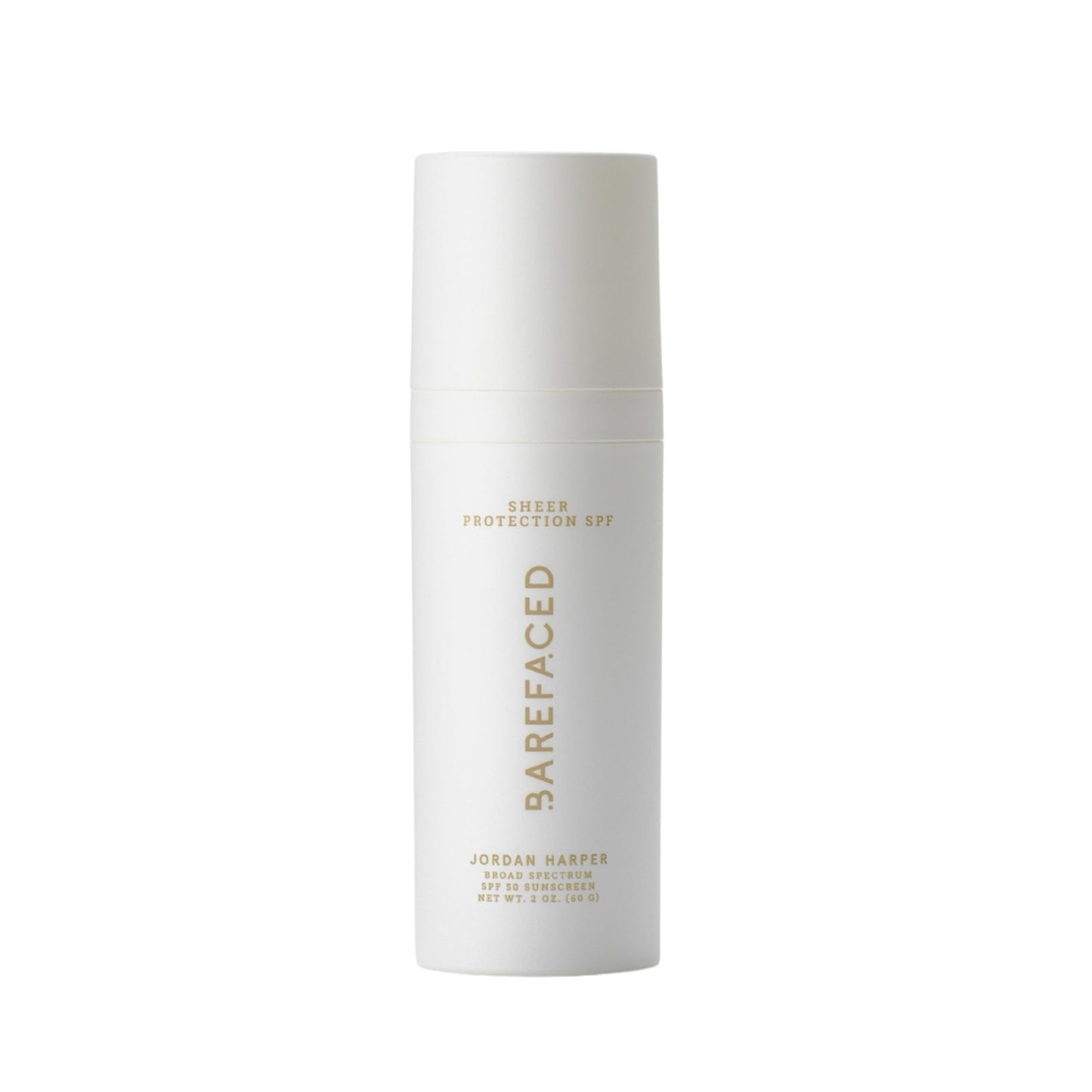 Barefaced Sheer Protection SPF 50+ – Oil-Free Sunscreen for Women with Zinc Oxide, Niacinamide & Hyaluronic Acid (Universal Tint, 60ml)